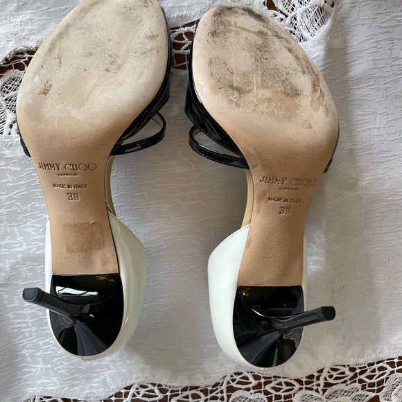 Jimmy Choo, Tri Colour Pumps - Picture 5 of 6